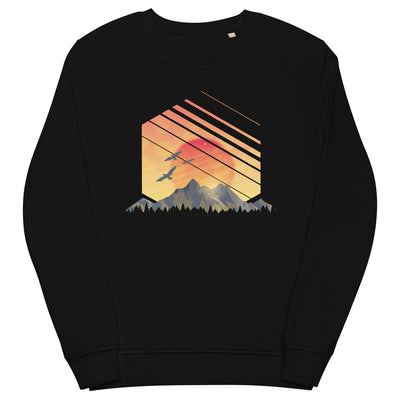 Sonnenaufgang Alpen - Unisex Premium Organic Sweatshirt berge xxx yyy zzz Black