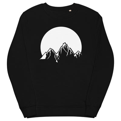 Sonne_-_Berge_-_(B) - Unisex Organic Sweatshirt | SOL'S 03574 xxx yyy zzz Black