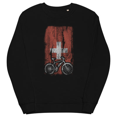 Schweizer Flagge und Ebike - Unisex Premium Organic Sweatshirt e-bike xxx yyy zzz Black