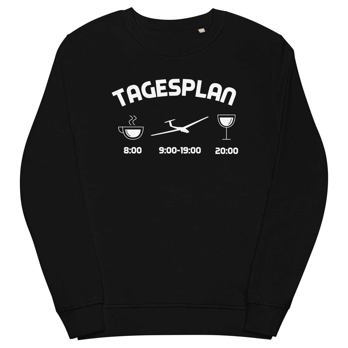 Tagesplan - - Unisex Premium Organic Sweatshirt berge xxx yyy zzz Black