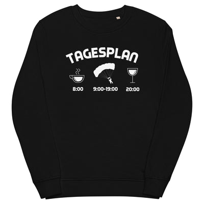 Tagesplan 1 - Unisex Premium Organic Sweatshirt berge xxx yyy zzz Black