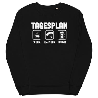 Tagesplan 1 - Unisex Premium Organic Sweatshirt berge xxx yyy zzz Black