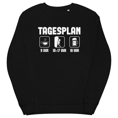 Tagesplan_1_-_ - Unisex Organic Sweatshirt | SOL'S 03574 klettern xxx yyy zzz Black