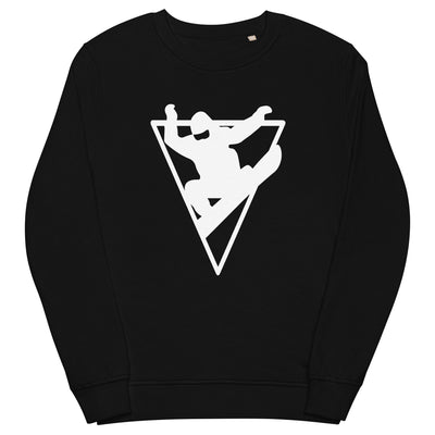 Dreieck - Snowboarding - Unisex Premium Organic Sweatshirt snowboarden xxx yyy zzz Black