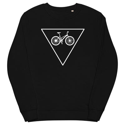 Dreieck und Fahrrad - Unisex Premium Organic Sweatshirt fahrrad xxx yyy zzz Black