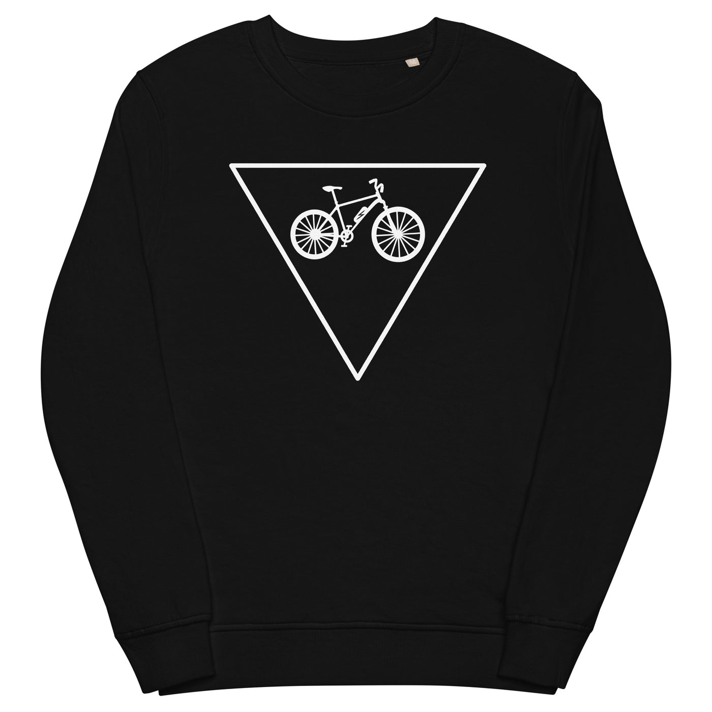 Dreieck und Ebike - (E) - Unisex Premium Organic Sweatshirt e-bike xxx yyy zzz Black