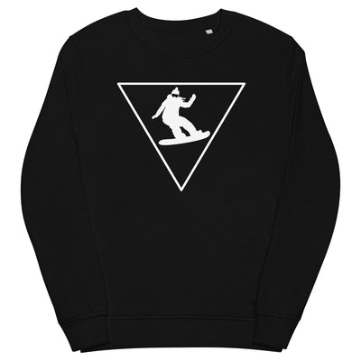 Dreieck und Snowboarding - Unisex Premium Organic Sweatshirt snowboarden xxx yyy zzz Black