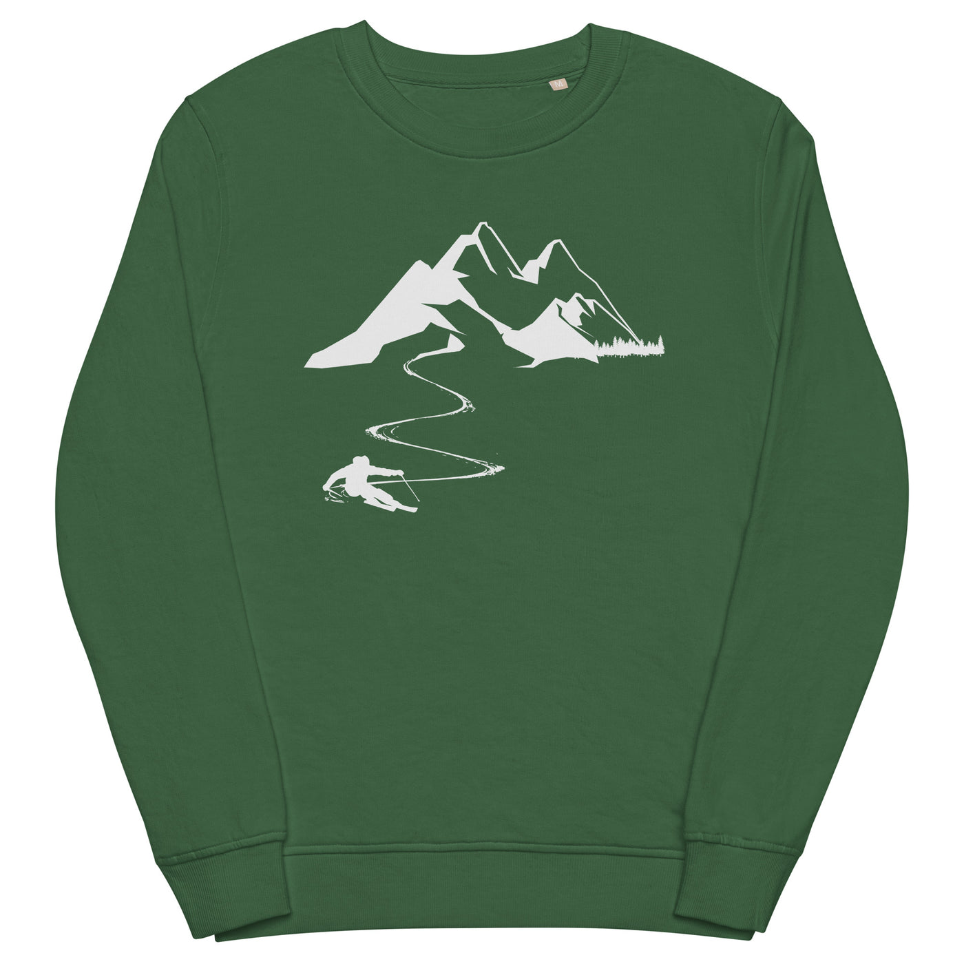Skisüchtig - Unisex Premium Organic Sweatshirt ski Bottle Green