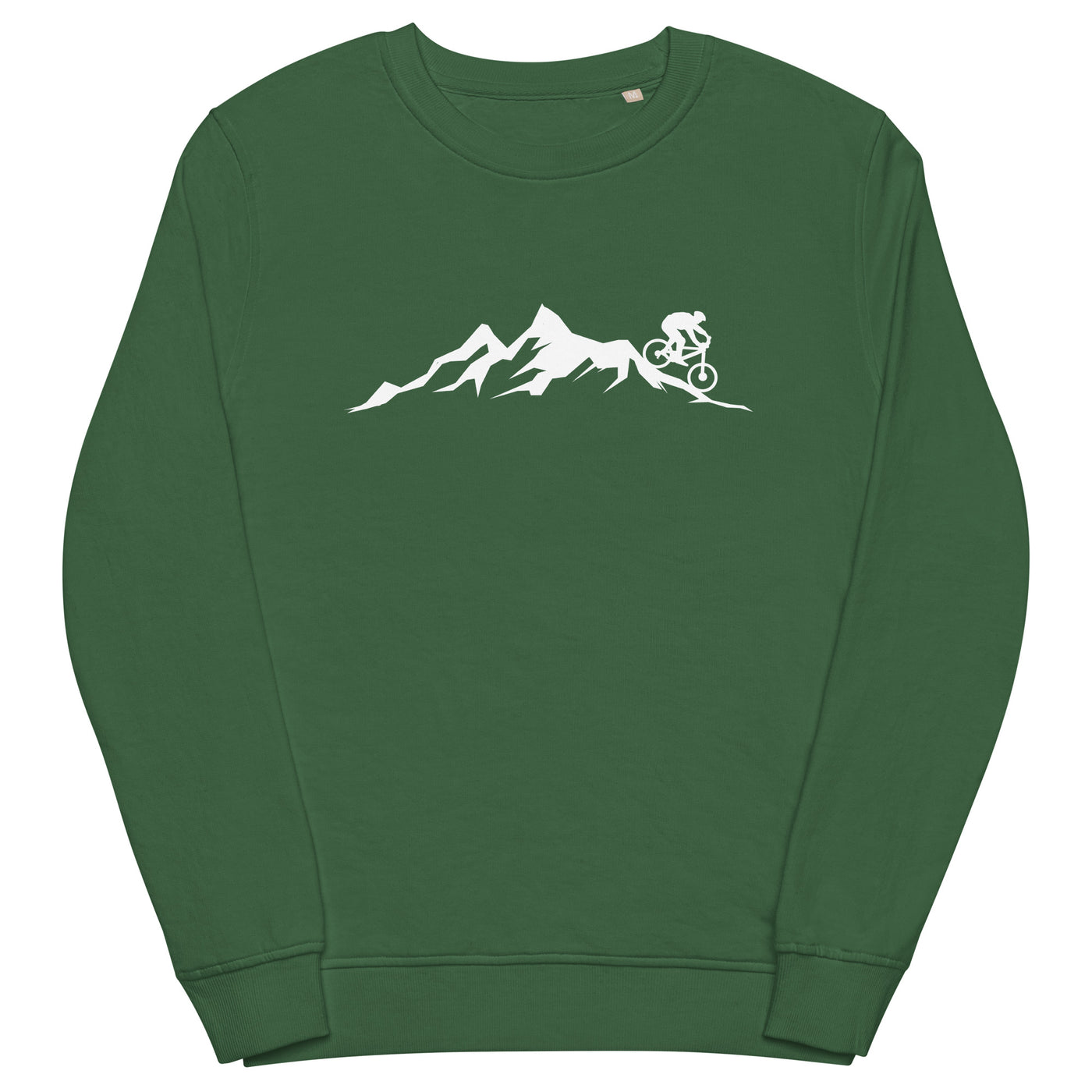 Mountain - Mountainbike - Unisex Premium Organic Sweatshirt mountainbike Bottle Green