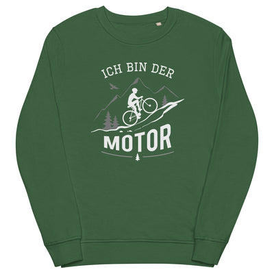 Ich bin der Motor - Unisex Premium Organic Sweatshirt mountainbike Bottle Green