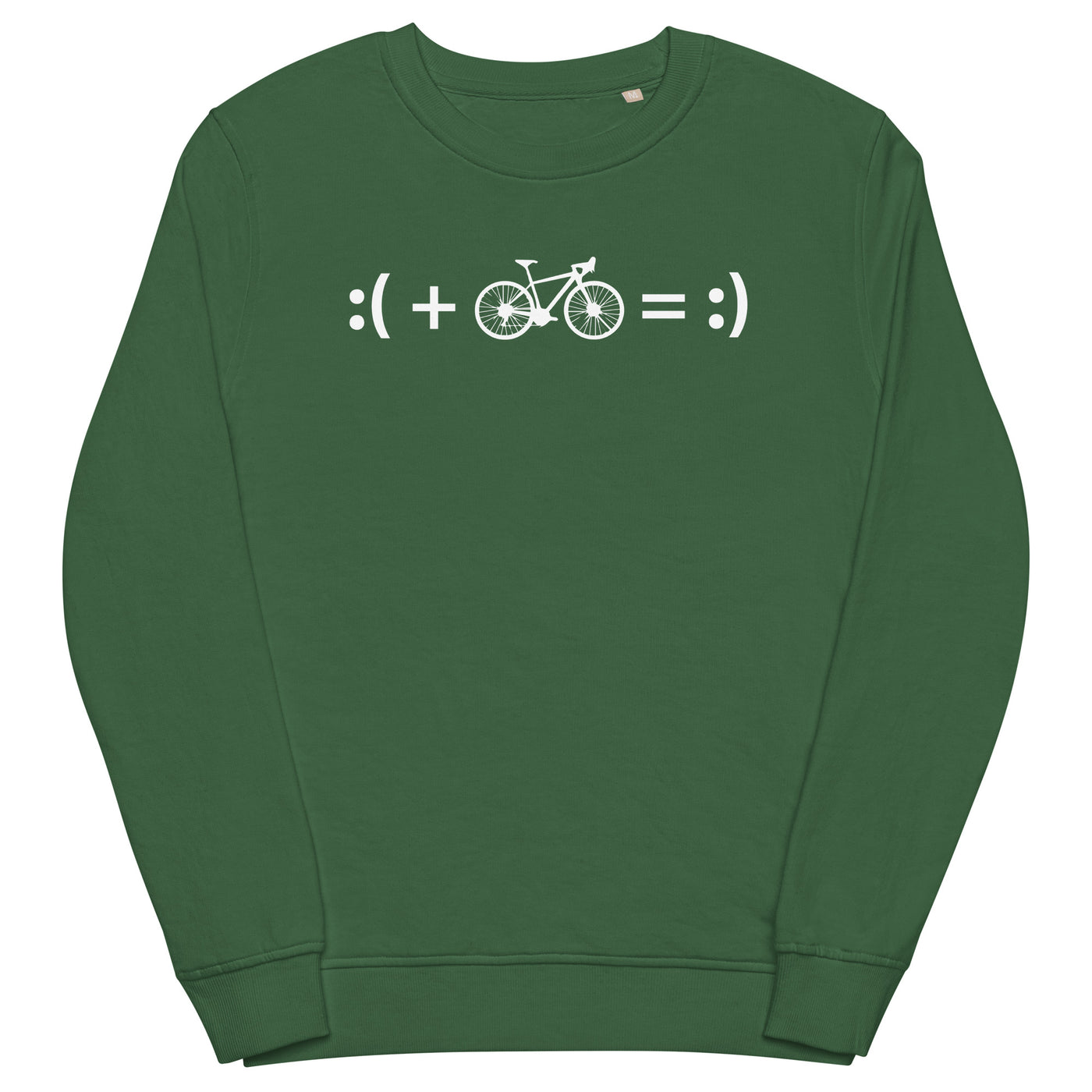 Emoji - Cycling - Unisex Premium Organic Sweatshirt fahrrad Bottle Green