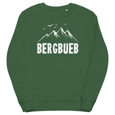 Bergbueb - Unisex Premium Organic Sweatshirt berge Bottle Green