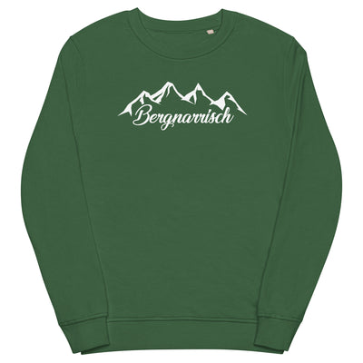 Bergnarrisch - Unisex Premium Organic Sweatshirt berge Bottle Green