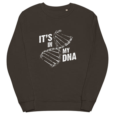 Its in my DNA - Unisex Premium Organic Sweatshirt fahrrad xxx yyy zzz Deep Charcoal Grey