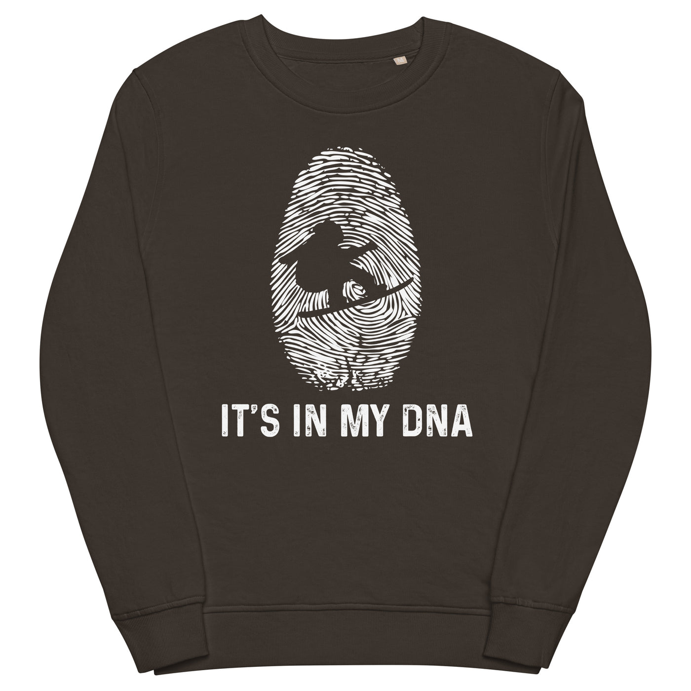 It's In My DNA - Unisex Premium Organic Sweatshirt snowboarden xxx yyy zzz Deep Charcoal Grey