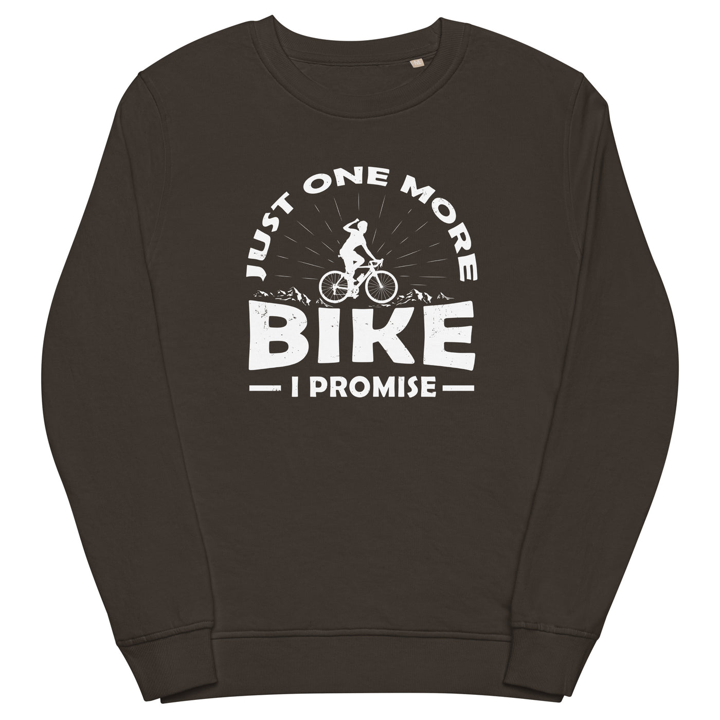 Just one more bike, i promise - Unisex Premium Organic Sweatshirt fahrrad xxx yyy zzz Deep Charcoal Grey