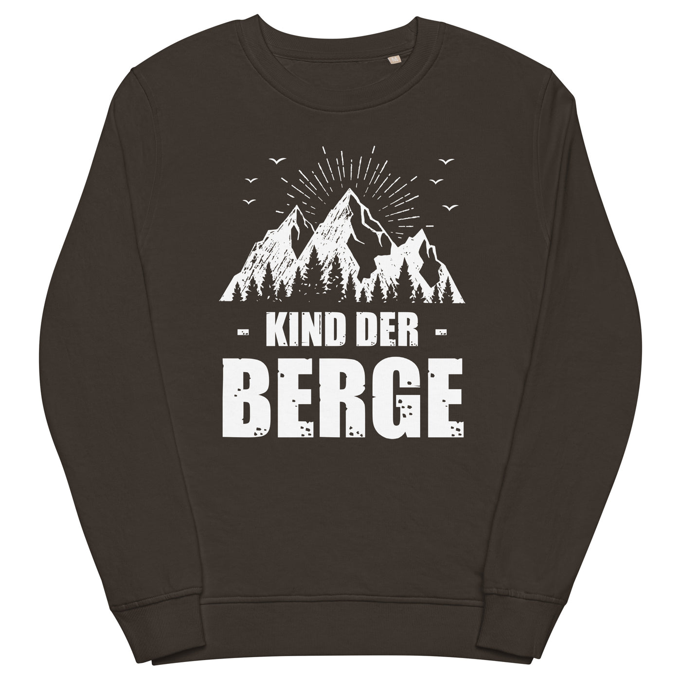 Kind Der Berge - Unisex Premium Organic Sweatshirt berge xxx yyy zzz Deep Charcoal Grey