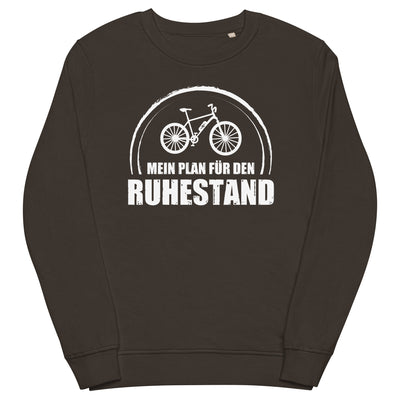 Mein Plan Fur Den Ruhestand - Unisex Premium Organic Sweatshirt e-bike xxx yyy zzz Deep Charcoal Grey