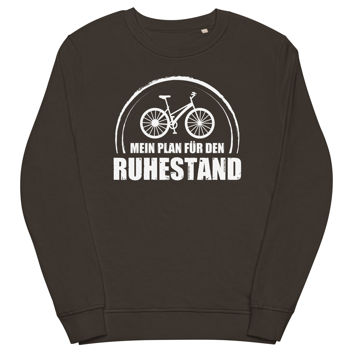 Mein Plan Fur Den Ruhestand - Unisex Premium Organic Sweatshirt fahrrad xxx yyy zzz Deep Charcoal Grey