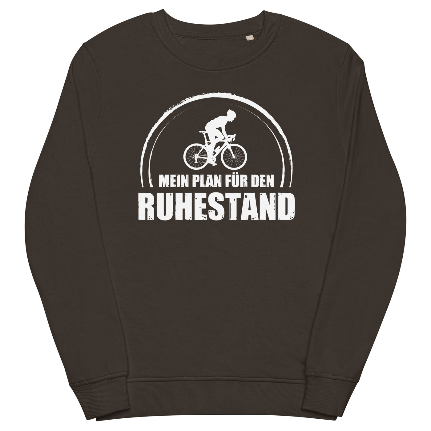 Mein Plan Fur Den Ruhestand 1 - Unisex Premium Organic Sweatshirt fahrrad xxx yyy zzz Deep Charcoal Grey