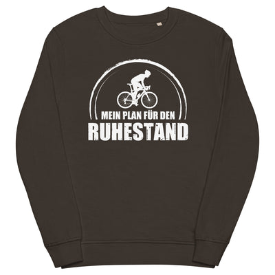 Mein Plan Fur Den Ruhestand 1 - Unisex Premium Organic Sweatshirt fahrrad xxx yyy zzz Deep Charcoal Grey