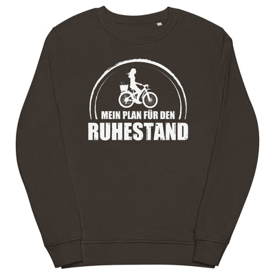 Mein Plan Fur Den Ruhestand 2 - Unisex Premium Organic Sweatshirt fahrrad xxx yyy zzz Deep Charcoal Grey