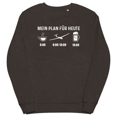 Mein Plan Für Heute - Unisex Premium Organic Sweatshirt berge xxx yyy zzz Deep Charcoal Grey