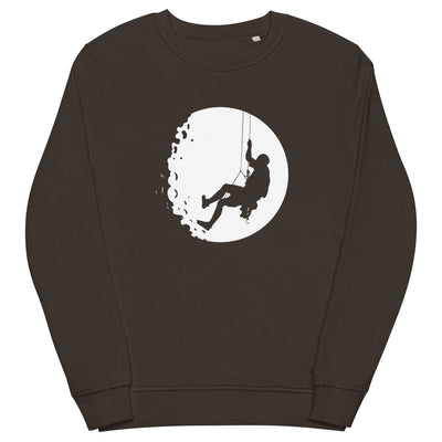 Moon - Klettern - Unisex Premium Organic Sweatshirt klettern xxx yyy zzz Deep Charcoal Grey