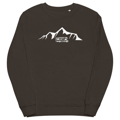 Berge - Camping Van - Unisex Premium Organic Sweatshirt camping xxx yyy zzz Deep Charcoal Grey