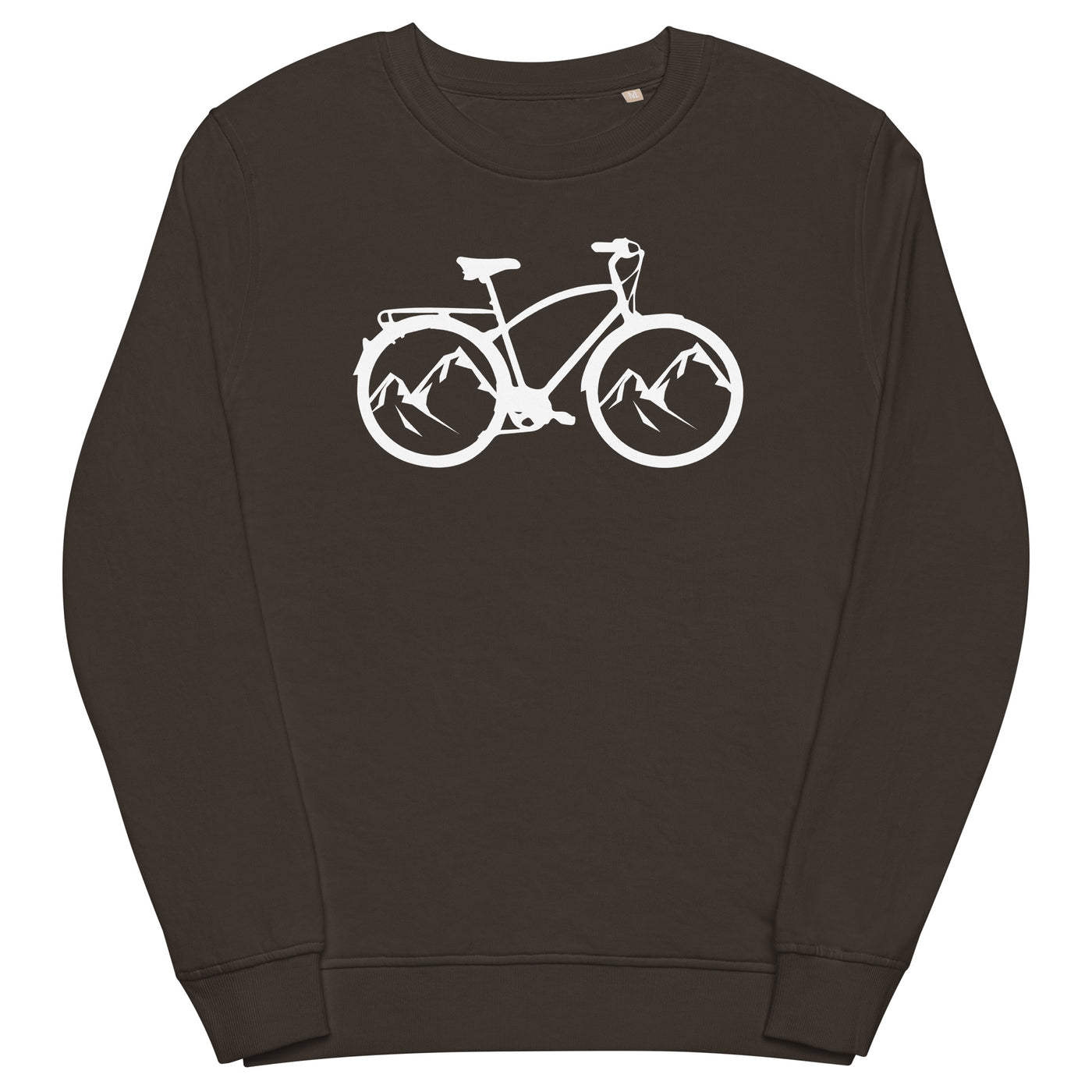 Berge - Radfahren - (17) - Unisex Premium Organic Sweatshirt fahrrad xxx yyy zzz Deep Charcoal Grey