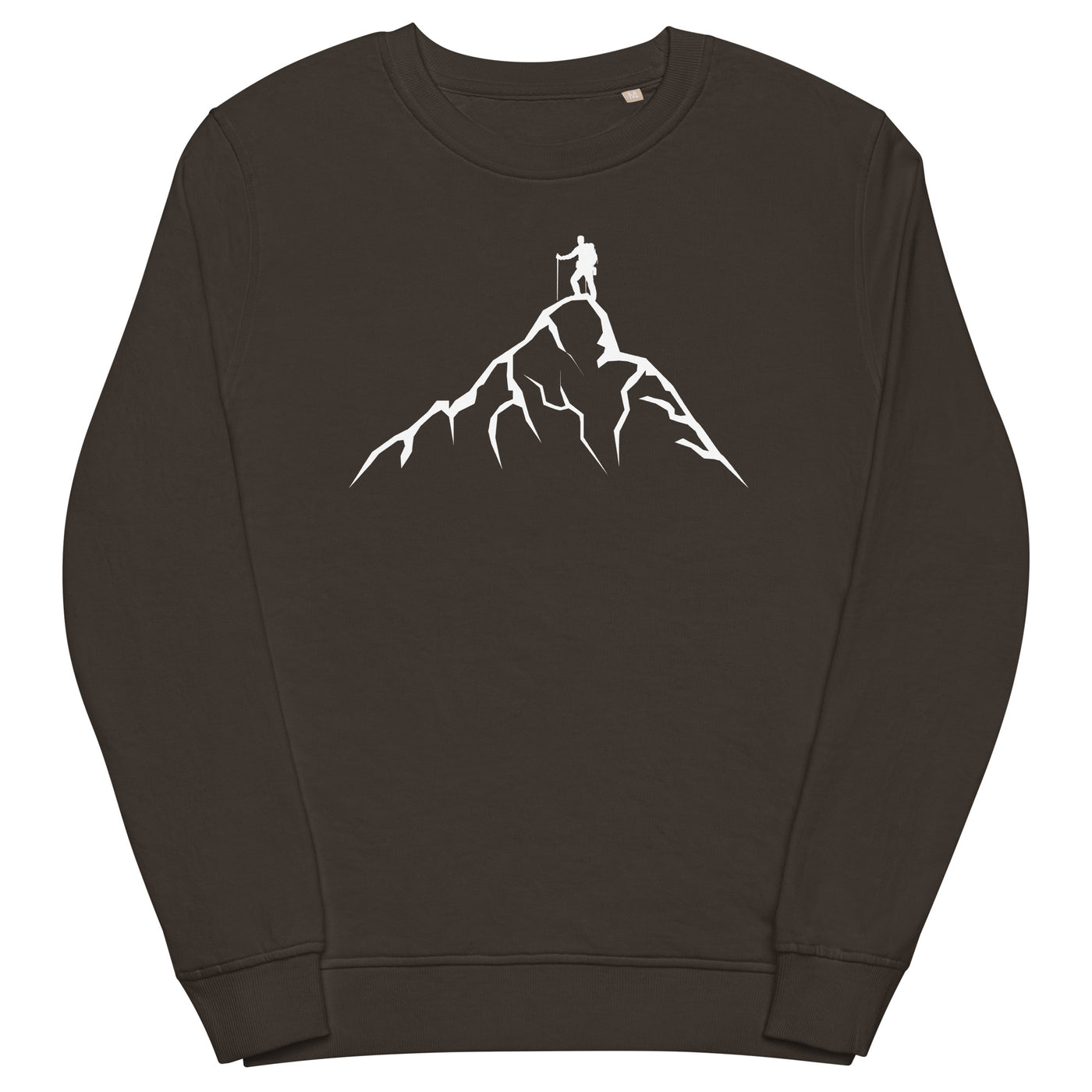 Berge - Wandern - (14) - Unisex Premium Organic Sweatshirt wandern xxx yyy zzz Deep Charcoal Grey