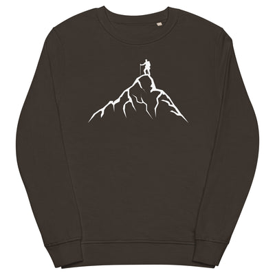 Berge - Wandern - (14) - Unisex Premium Organic Sweatshirt wandern xxx yyy zzz Deep Charcoal Grey