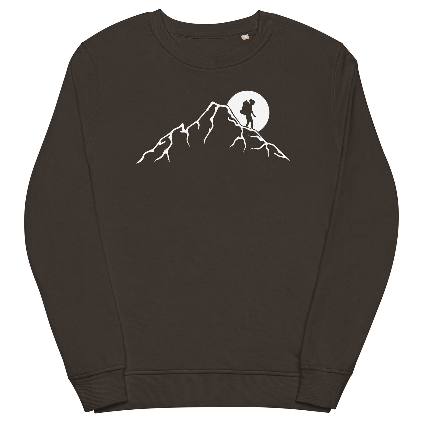 Berge - Wandern - (18) - Unisex Premium Organic Sweatshirt wandern xxx yyy zzz Deep Charcoal Grey