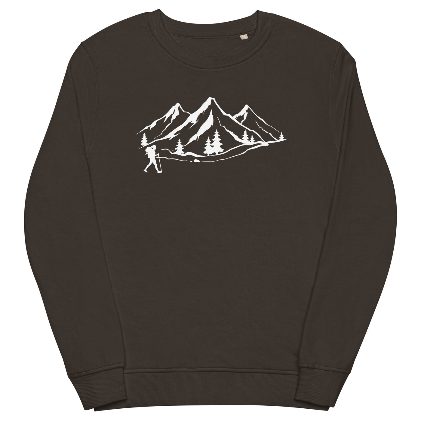 Berge 1 und Wandern - Unisex Premium Organic Sweatshirt wandern xxx yyy zzz Deep Charcoal Grey