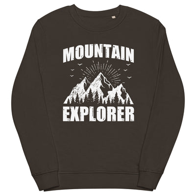 Berge Explorer - Unisex Premium Organic Sweatshirt berge xxx yyy zzz Deep Charcoal Grey