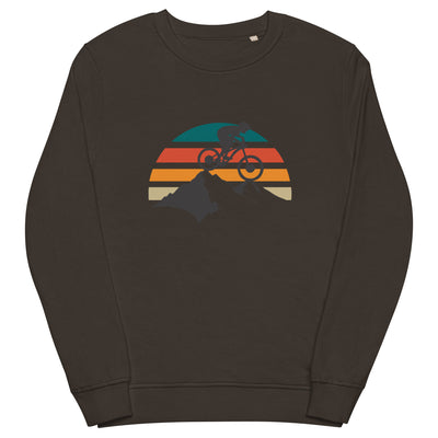 Mountainbike Vintage - (M) - Unisex Premium Organic Sweatshirt xxx yyy zzz Deep Charcoal Grey