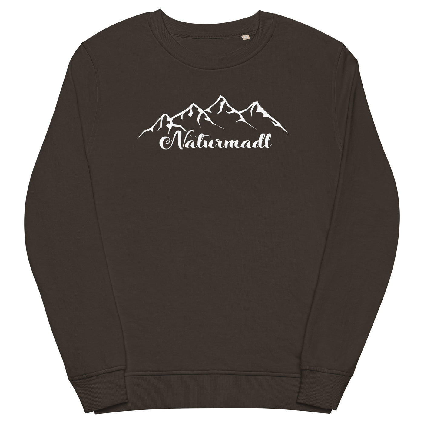 Naturmadl - Unisex Premium Organic Sweatshirt berge xxx yyy zzz Deep Charcoal Grey