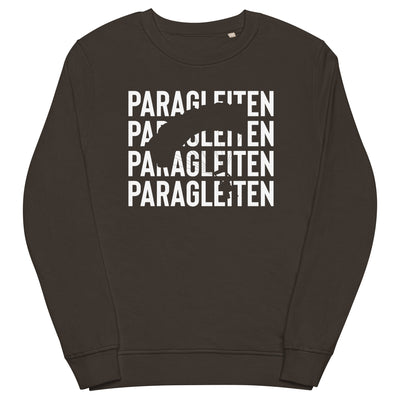 Paragleiten - Unisex Premium Organic Sweatshirt berge xxx yyy zzz Deep Charcoal Grey