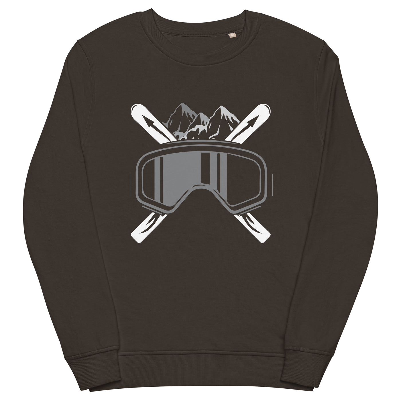 Schifoan - Unisex Premium Organic Sweatshirt klettern ski xxx yyy zzz Deep Charcoal Grey