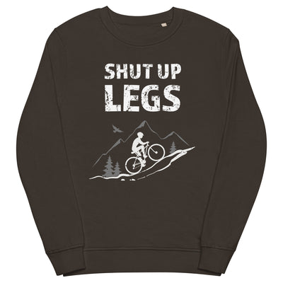 Shut up Legs - (M) - Unisex Premium Organic Sweatshirt xxx yyy zzz Deep Charcoal Grey