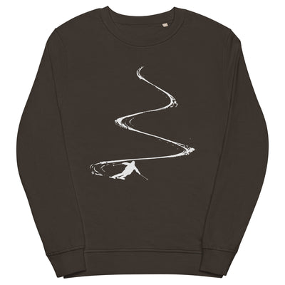Skibrettln - Unisex Premium Organic Sweatshirt klettern ski xxx yyy zzz Deep Charcoal Grey