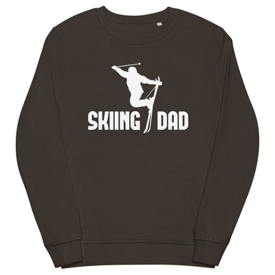 Skifahren Dad - Unisex Premium Organic Sweatshirt klettern ski xxx yyy zzz Deep Charcoal Grey
