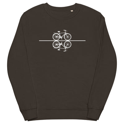 Gerade Linie - Radfahren - - Unisex Premium Organic Sweatshirt fahrrad xxx yyy zzz Deep Charcoal Grey