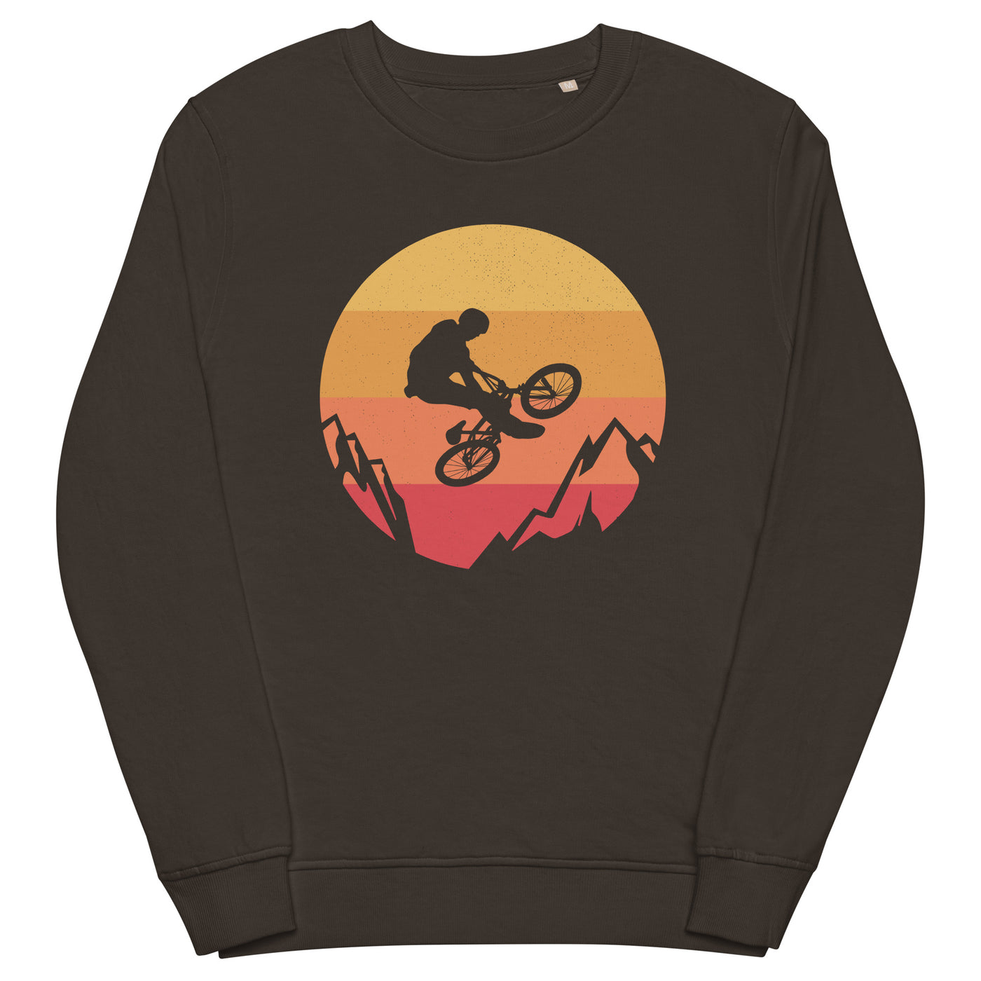 Stuntbiker_-_(M) - Unisex Premium Organic Sweatshirt xxx yyy zzz Deep Charcoal Grey