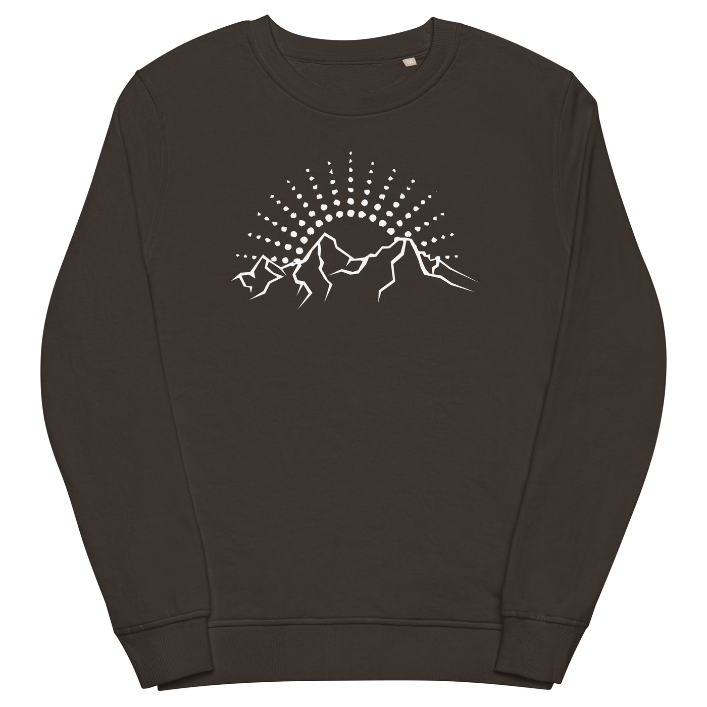 Sonne_-_Berge_(B)(2) - Unisex Organic Sweatshirt | SOL'S 03574 xxx yyy zzz Deep Charcoal Grey