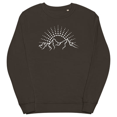 Sonne_-_Berge_(B)(2) - Unisex Organic Sweatshirt | SOL'S 03574 xxx yyy zzz Deep Charcoal Grey