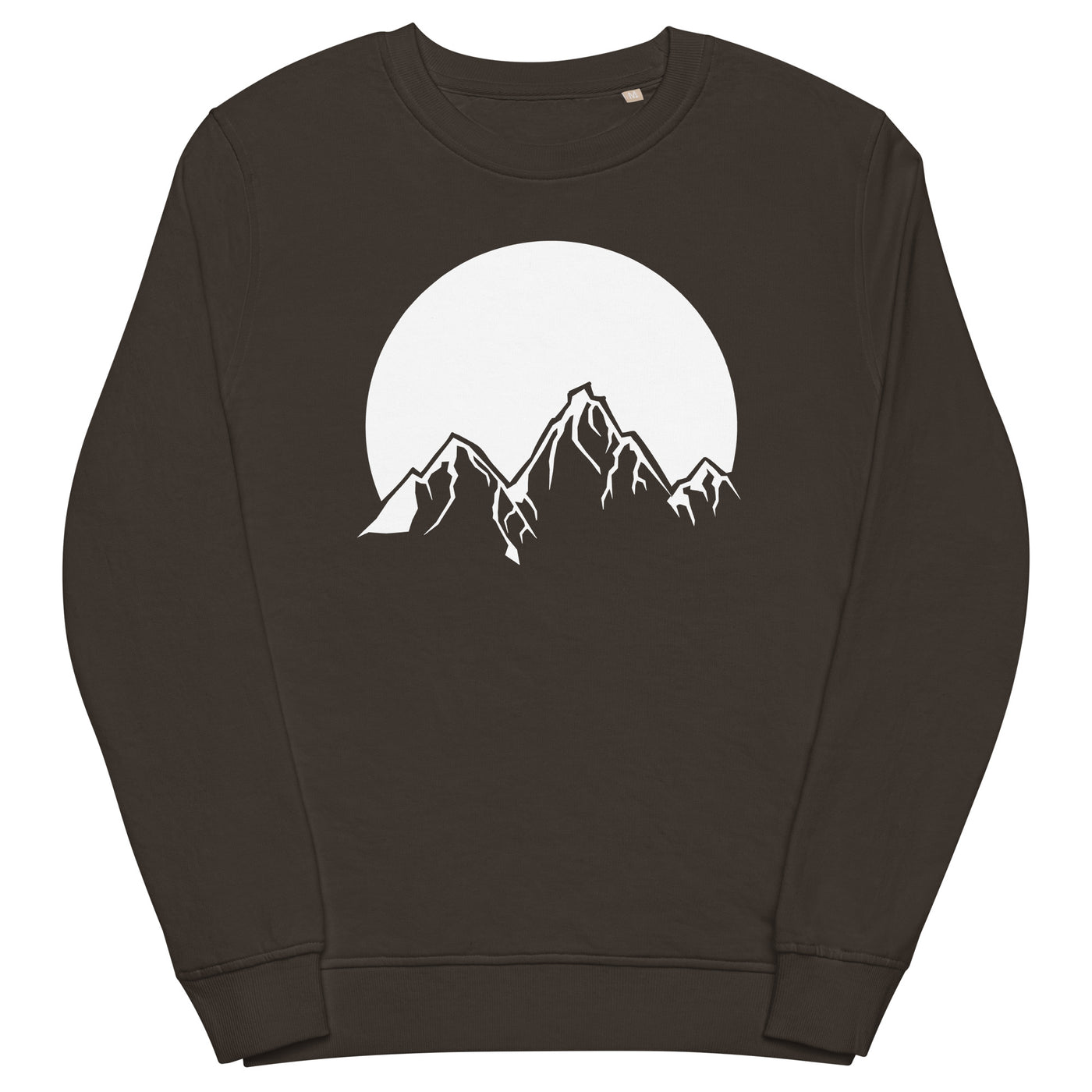 Sonne_-_Berge_-_(B) - Unisex Organic Sweatshirt | SOL'S 03574 xxx yyy zzz Deep Charcoal Grey