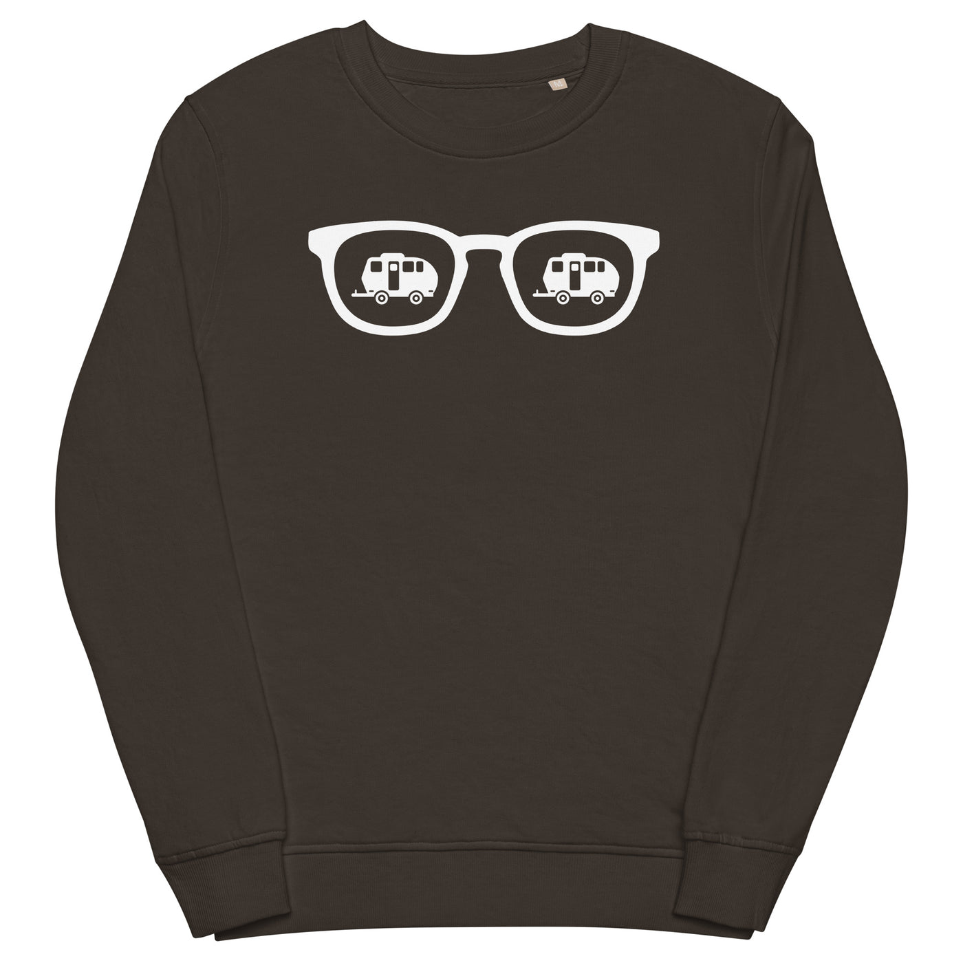 Sonnenbrille und Camping 2 - Unisex Premium Organic Sweatshirt camping xxx yyy zzz Deep Charcoal Grey