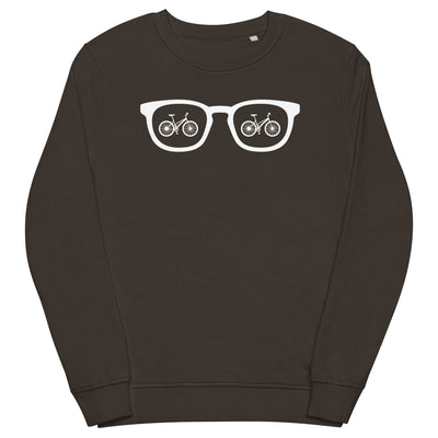 Sonnenbrille und Radfahren - Unisex Premium Organic Sweatshirt fahrrad xxx yyy zzz Deep Charcoal Grey