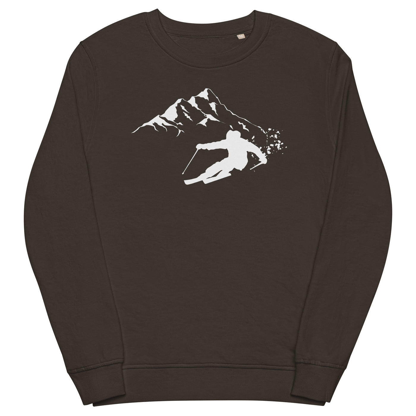 Tiefschnee Skier - Unisex Premium Organic Sweatshirt klettern ski xxx yyy zzz Deep Charcoal Grey